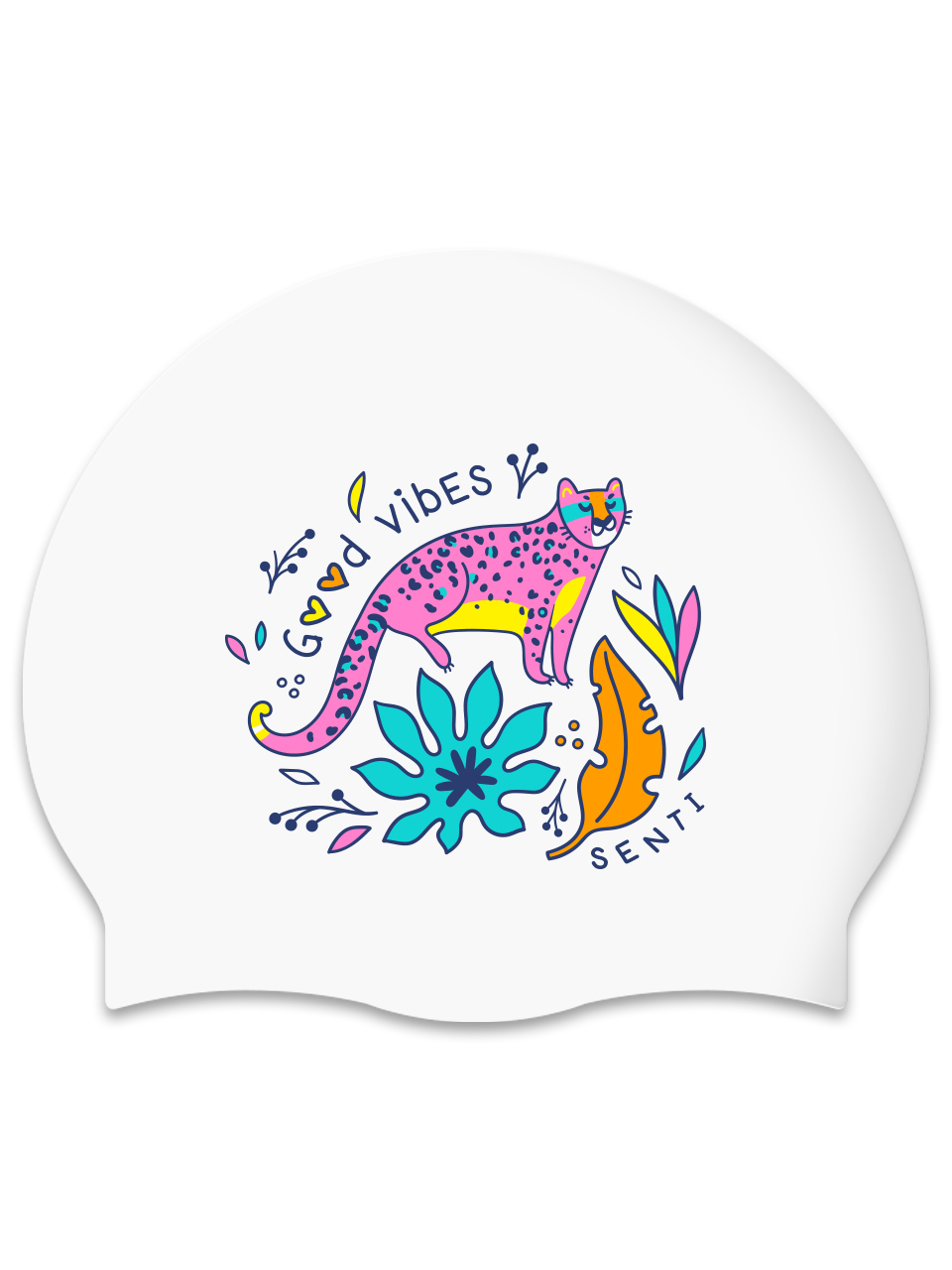 [SC-2501] Kitchhopi PK Silicone Swimming Cap