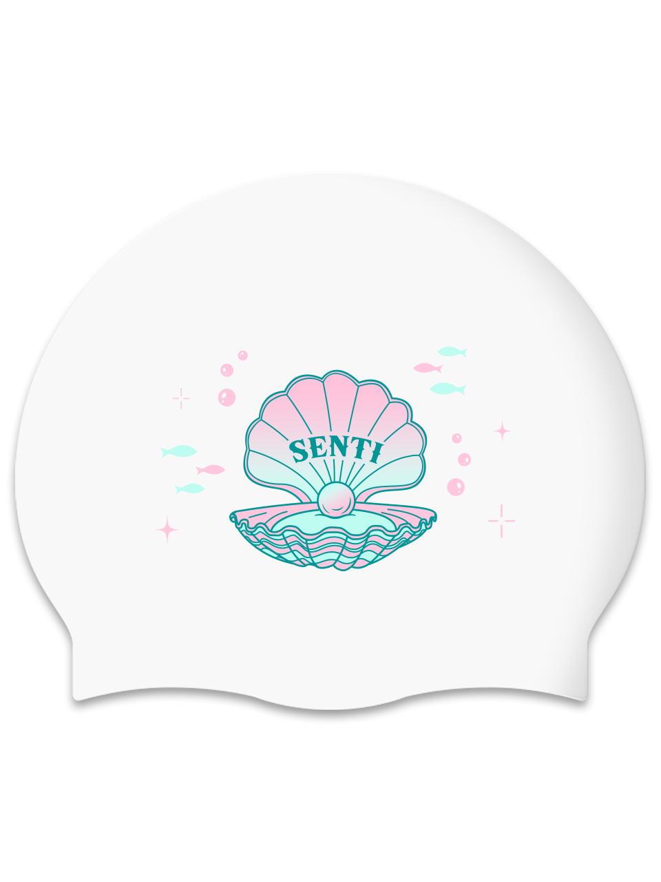 [SC-2503] Shellinlove WH Silicone Swimming Cap