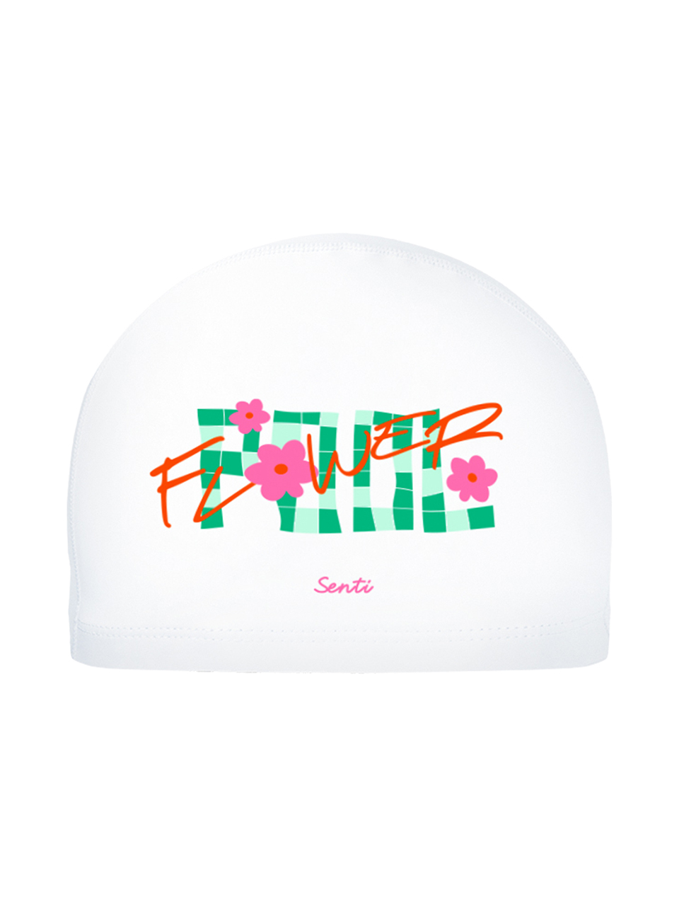 [SC-1008] Flowerful PK Silitex Swimming Cap