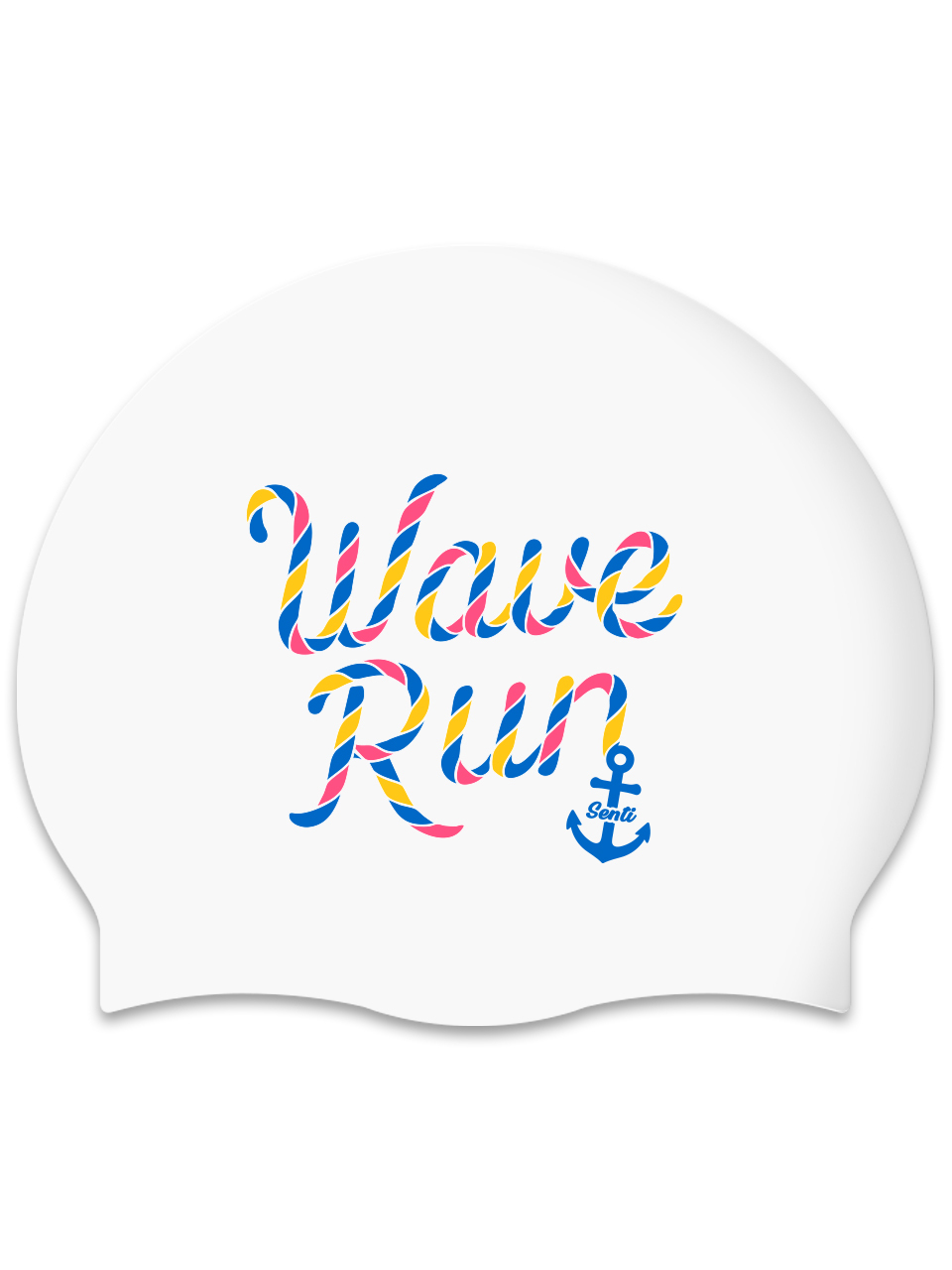 [SC-2533] Waverun BL Silicone Swimming Cap