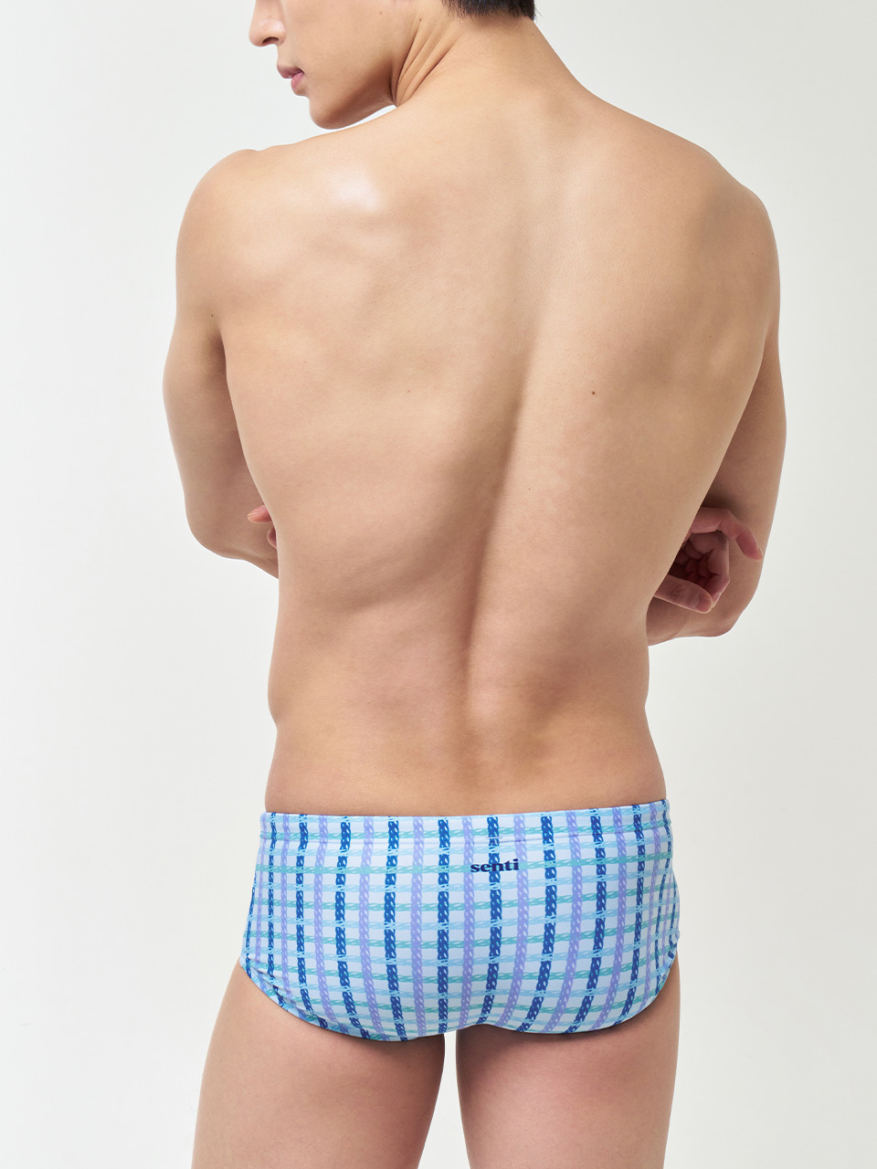 [Disney] Check stitch SK semi short square cut