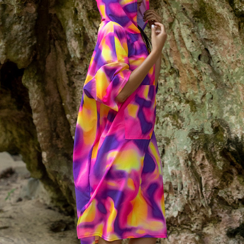 [SAW-PC06] Beach Poncho Haze PL