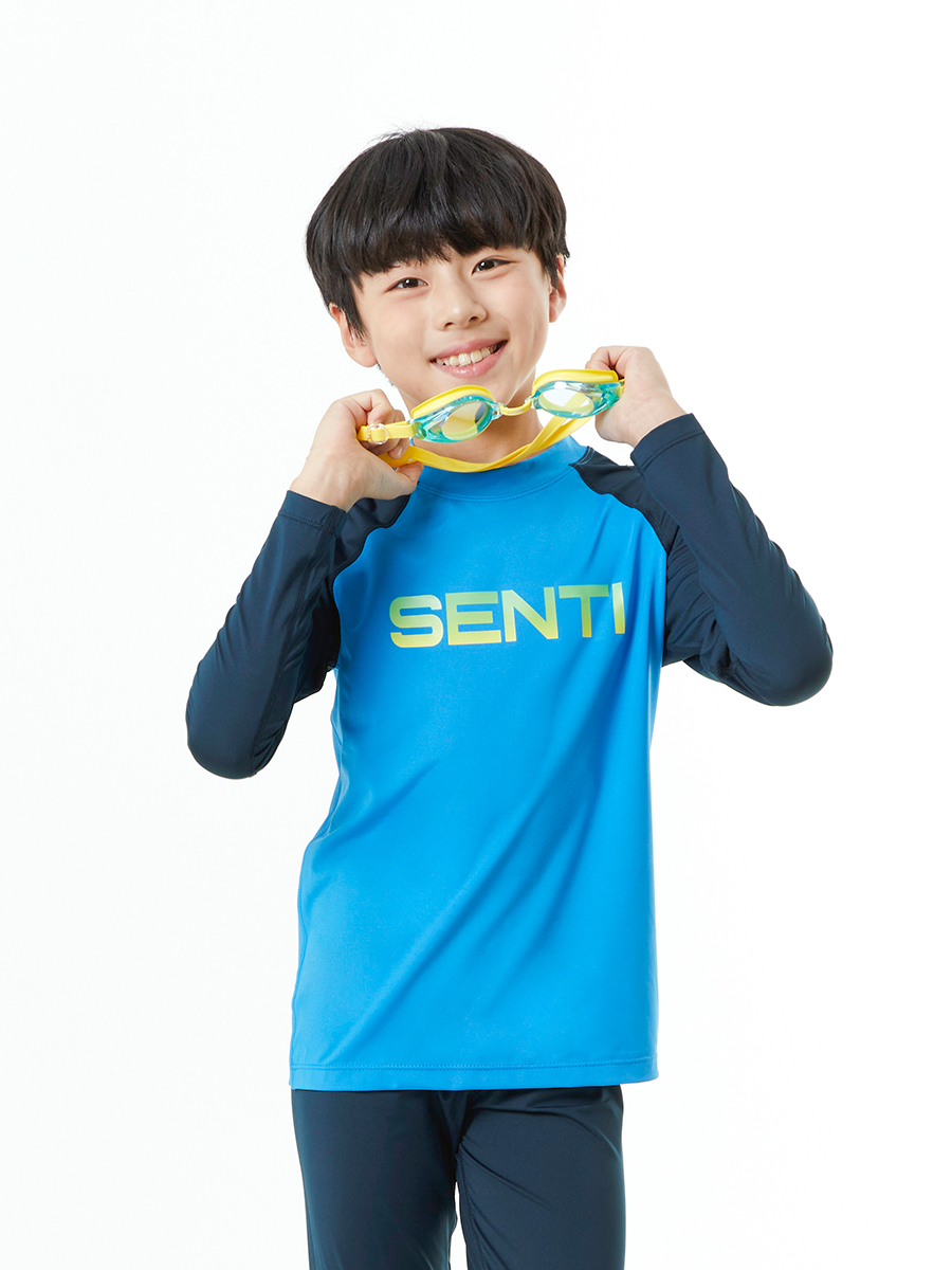 [SAR-KR04] Children Rash Guard BL/NV