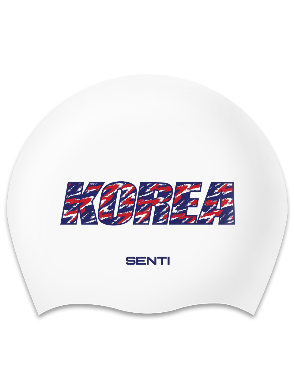 [SC-2535] Team SENTI Spirit No-Wrinkle Silicone Swimming Cap