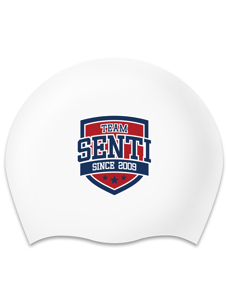 [SC-2538] Team SENTI Origin No-Wrinkle Silicone Swimming Cap