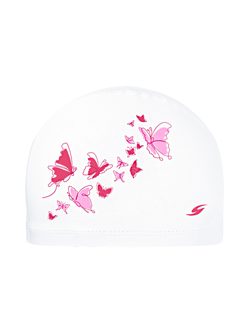 [SC-1006] Mariposa WH Silicone Coated Swimming Cap