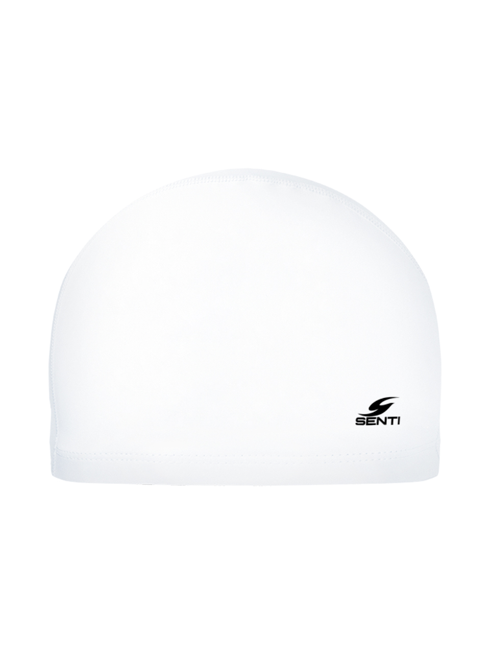 [SC-1102] Solid WH Silicone Coated Swimming Cap