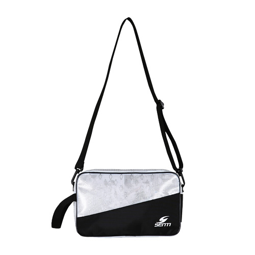 SB-801 centimeter square Cross Bag BK/WH