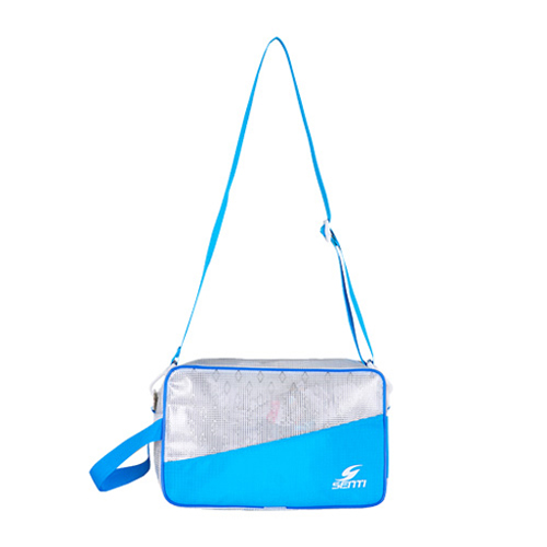 SB-801 cm square Cross Bag BL/WH