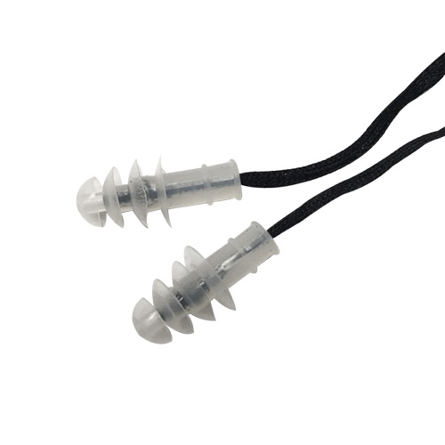 Centi Silicone String Earplugs_White/Black