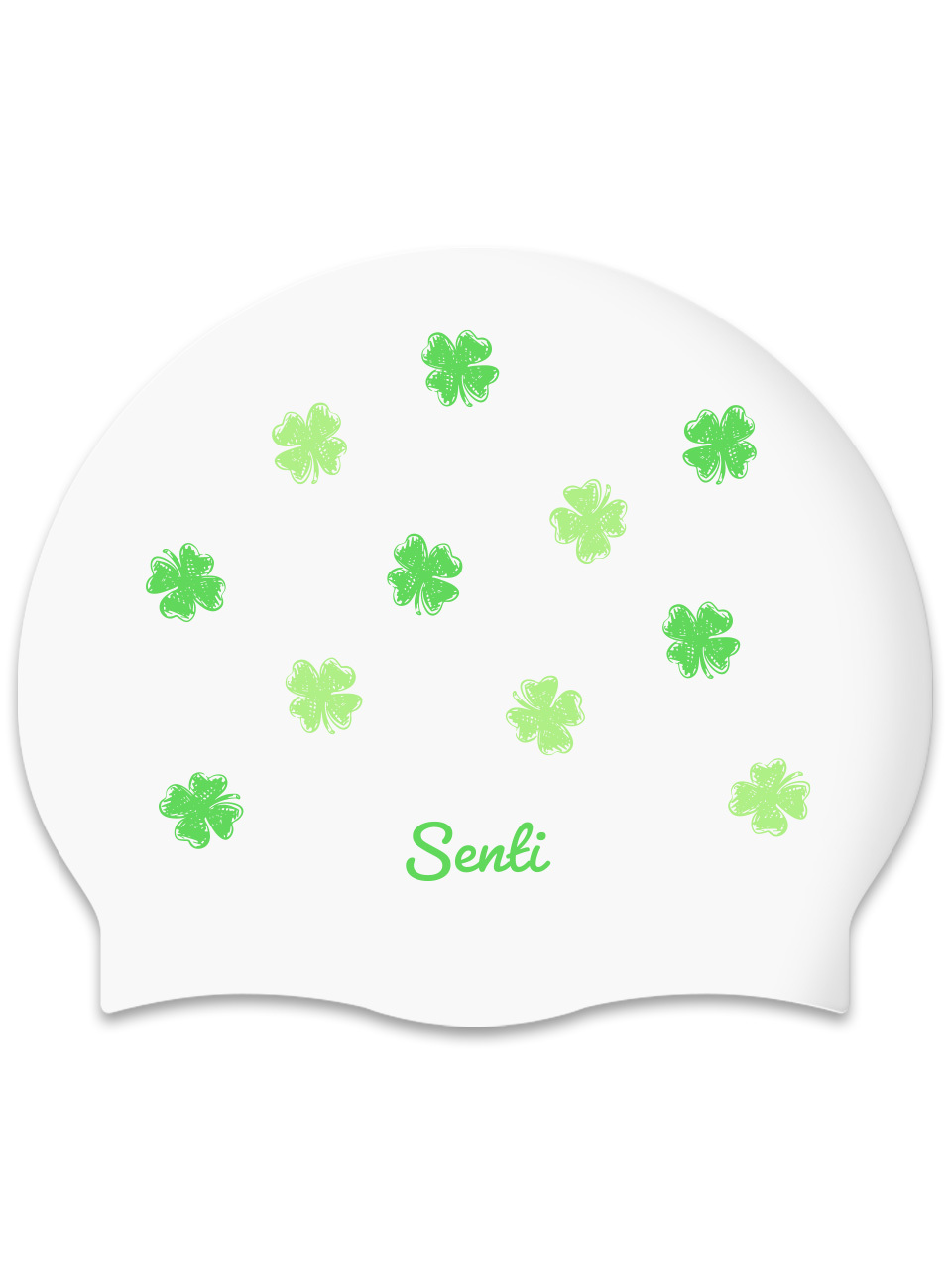 [SC-2550] Clover WH Silicone Swimming Cap