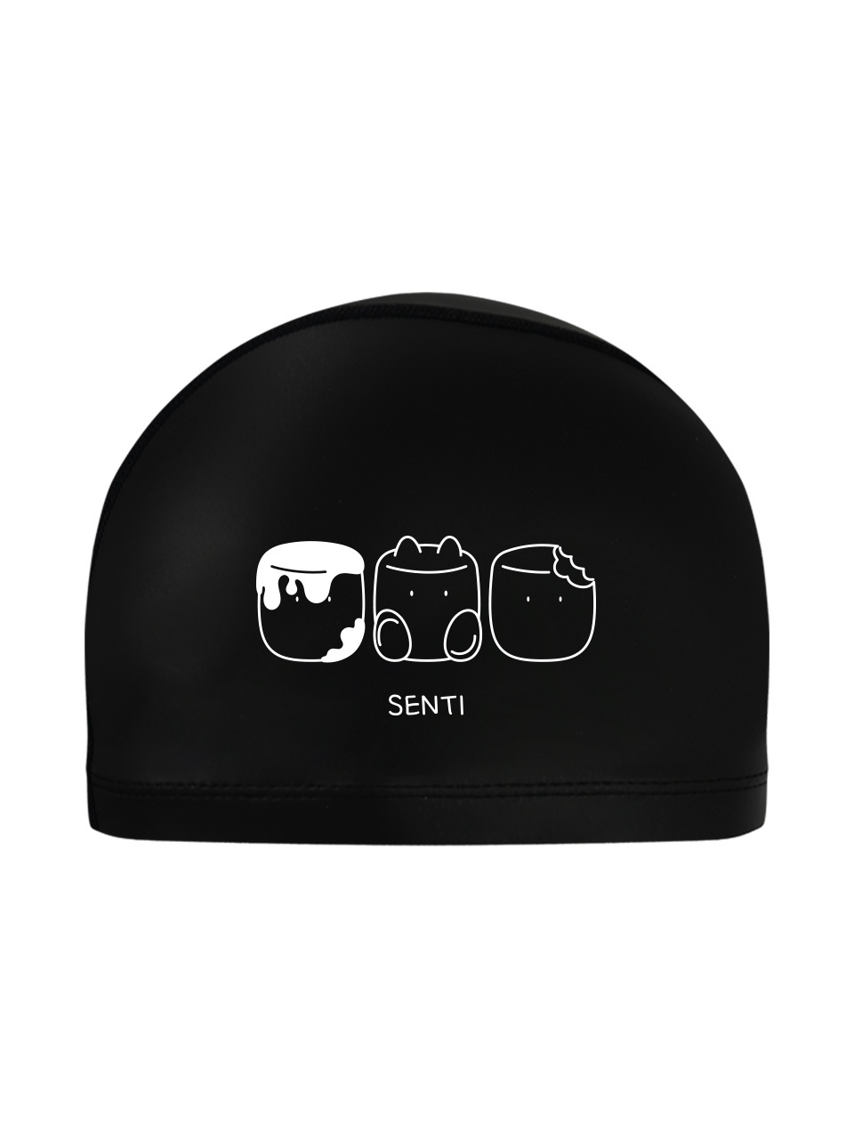 [SC-1017] Mellows BK Silicone Coating Swimming Cap