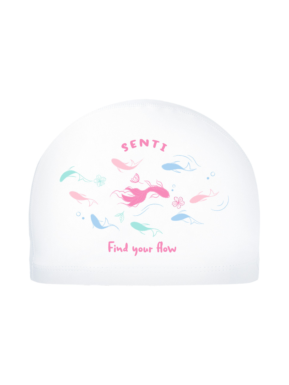 [SC-1022] Flowfish WH Silicone Coating Swimming Cap