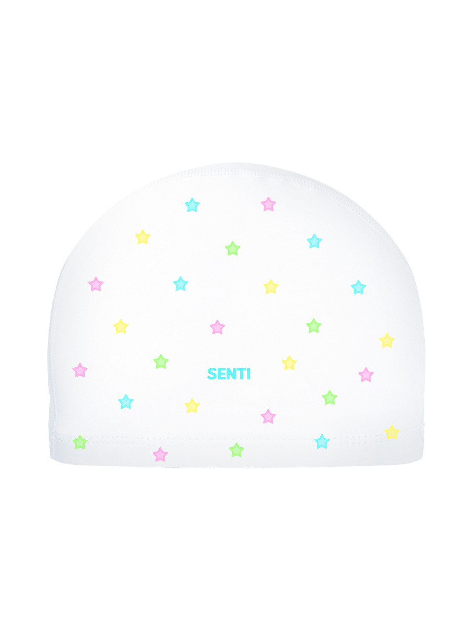 [SC-1023] Star Candy WH Silicone Coating Swimming Cap