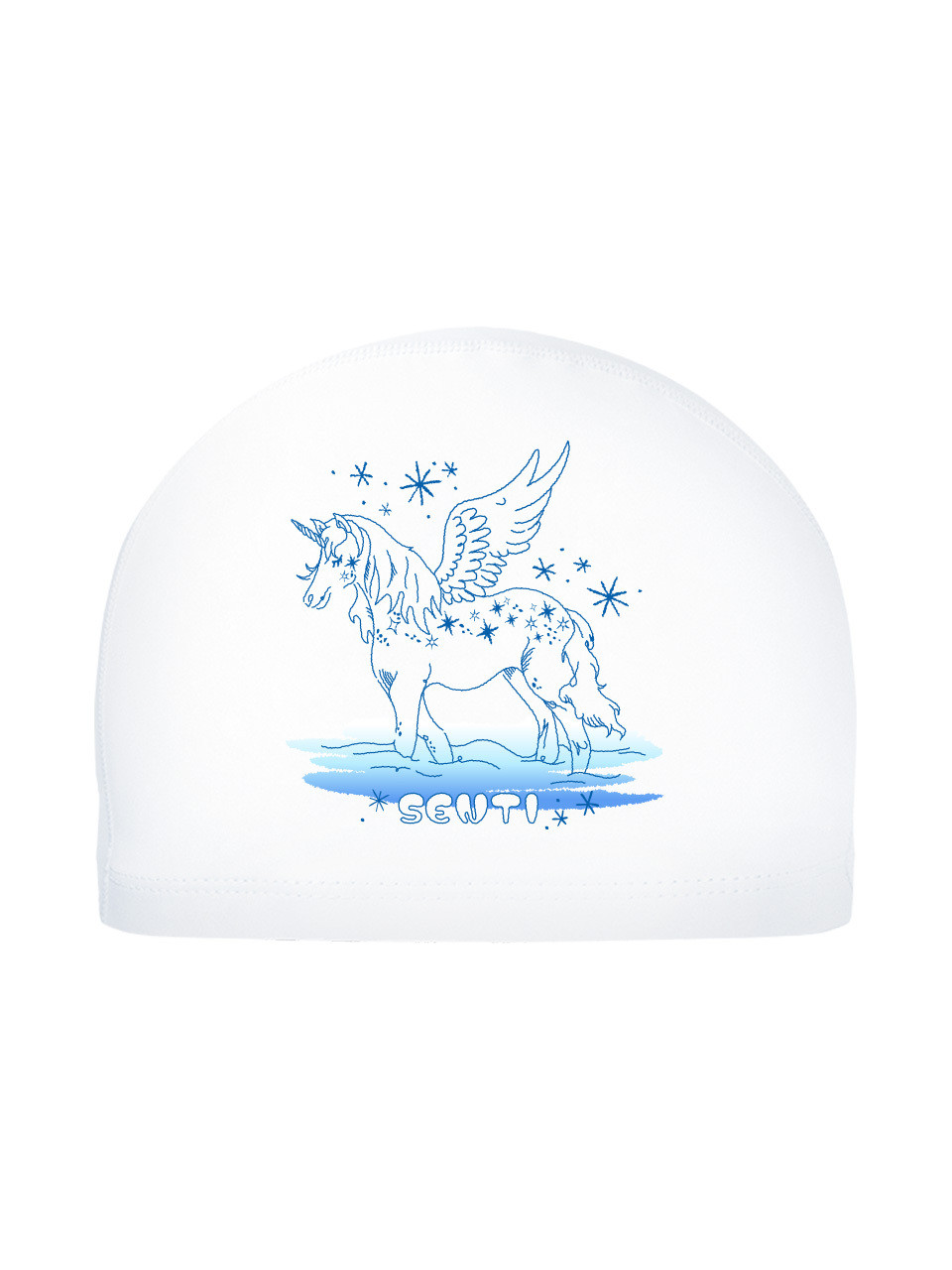 [SC-1024] Unicorn BL Silicone Coating Swimming Cap