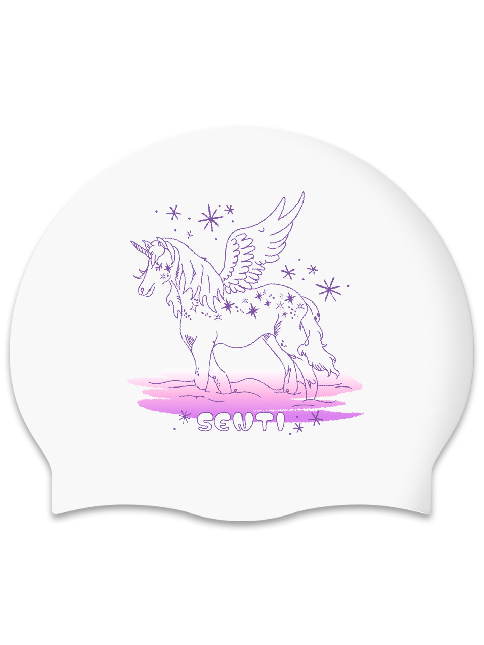 [SC-2602] Unicorn PK Silicone Swimming Cap