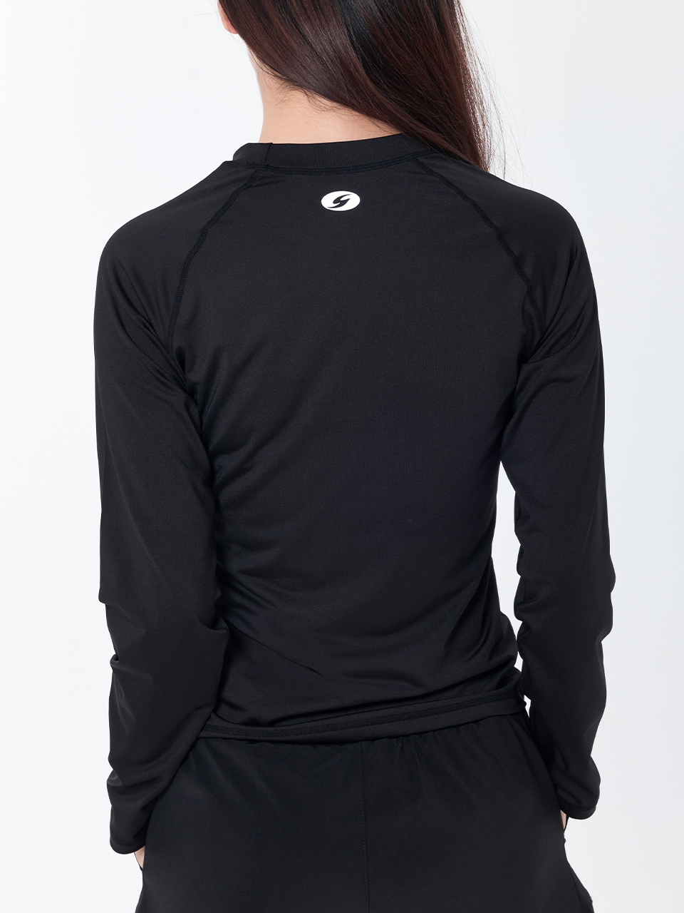 [SAR-ARW02-BK] Women's Classic Standard Fit Rash Guard BK