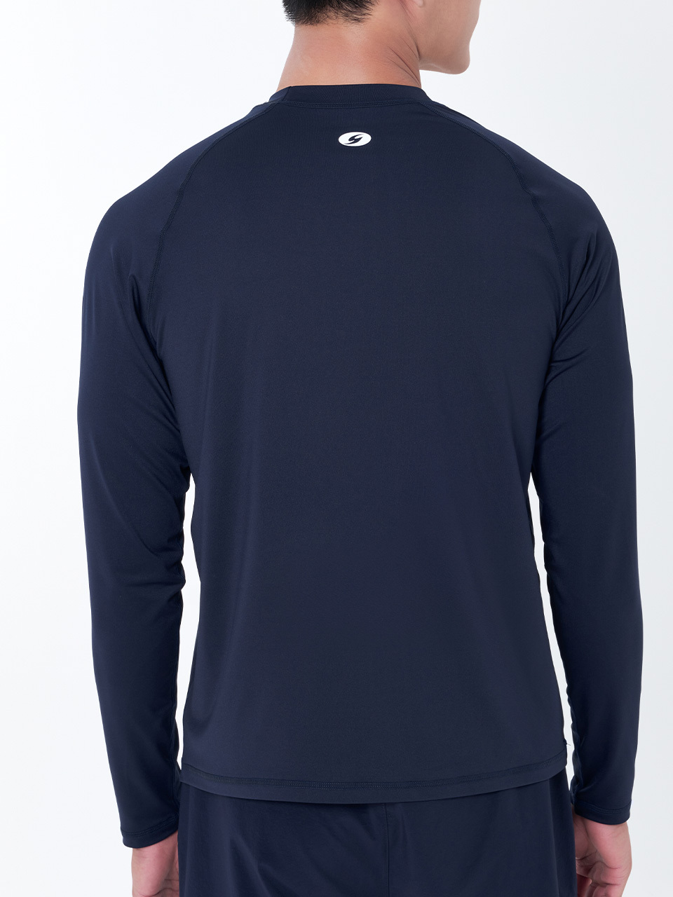 [SAR-ARM02-NV] Men's Classic Relaxed Fit Rash Guard NV