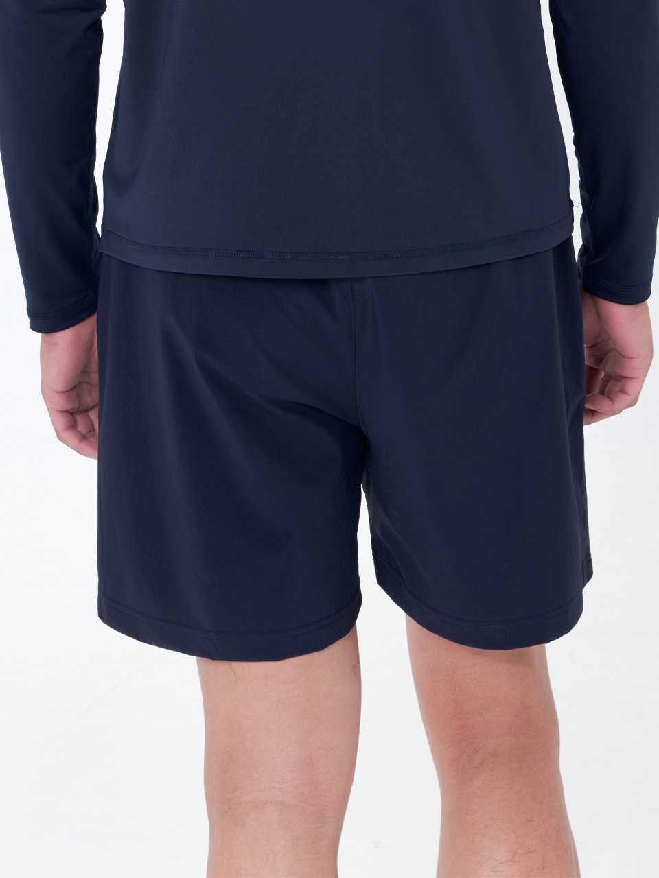 [SAW-PTM72-NV] Men's Classic Part-length Beach Shorts NV