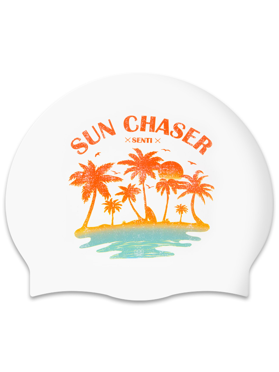 [SC-2641] Sunchaser WH Silicone Swimming Cap