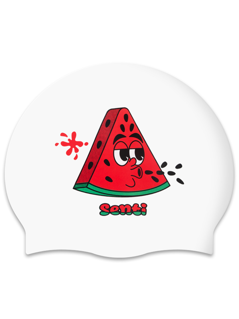 [SC-2645] Trouble Maker WH Silicone Swimming Cap